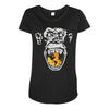 angry monkey jaune sure Maternity Scoop Neck T-shirt
