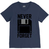 never forget floppy disk V-Neck Tee