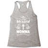 I Am One Blessed Momma Racerback Tank