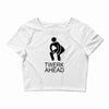 product square Crop Top