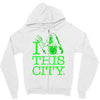 i heart this city Zipper Hoodie