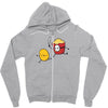 french fried jason Zipper Hoodie