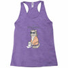 the big meowski Racerback Tank