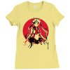 pretty guardian sumi e Ladies Fitted T-Shirt