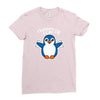 learning to fly Ladies Fitted T-Shirt