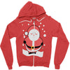 christmas santa Zipper Hoodie