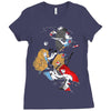 revenge of the damsels Ladies Fitted T-Shirt