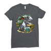 ghibli tribute Ladies Fitted T-Shirt