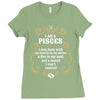 i am a pisces Ladies Fitted T-Shirt
