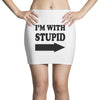 im with stupid t shirt t shirt funny t shirt cool tshirt funny shirt t Mini Skirts