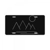 Mountains and Sun License Plate