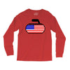 usa curling Long Sleeve Shirts