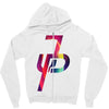 jake paul cool colors Zipper Hoodie