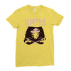crimson red Ladies Fitted T-Shirt