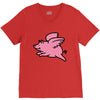 flying pig V-Neck Tee