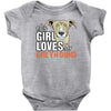 This Girl Loves Her Greyhound Baby Onesie