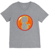 Kid Goku Saiyan With Dragon Ball 4 Star V-Neck Tee