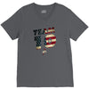 team 10 american flag V-Neck Tee