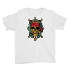 pirate bones skull Youth Tee