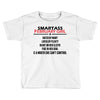 Smartass February Girl Toddler T-shirt