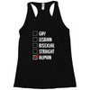 Lgbt Checklist Racerback Tank
