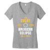 Great American Solar Eclipse 2017 Women's V-Neck T-Shirt