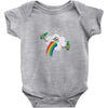 Rainbow Puke Baby Onesie
