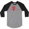pizza is life 3/4 Sleeve Shirt