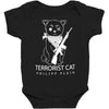 terrorist cat Baby Bodysuit