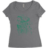 green vigilance Women's Triblend Scoop T-shirt