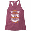 Super Cool Wife Of A Freaking Awesome Husband Racerback Tank