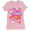 donut ghost baking Ladies Fitted T-Shirt