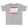 mad nyc new york city run fashion baseball jersey Toddler T-shirt