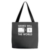 geeks will save the world mac version (2) Tote Bags
