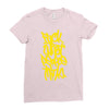 fuck what people think Ladies Fitted T-Shirt
