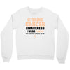 Uterine Cancer Awareness I Wear Peach For Some Special To Me Crewneck Sweatshirt