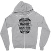 Super Cool Daddy Of A Freaking Awesome Daughter Zipper Hoodie