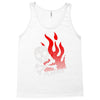 skull &amp; flames Tank Top