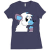 arctic fox adopt Ladies Fitted T-Shirt