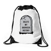 delete my browser history Drawstring Bags