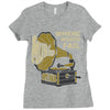 where words fail music speaks Ladies Fitted T-Shirt