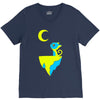 moon cat V-Neck Tee