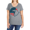 independence day Ladies Curvy T-Shirt