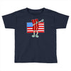 bacon american flag dab Toddler T-shirt