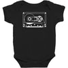 audio cassette 80's 90's party hip hop nostalgia retro Baby Bodysuit