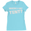 wheres my tent Ladies Fitted T-Shirt