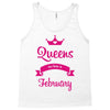 queens are born in february Tank Top