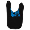 don't buck with texas funny Baby Bibs