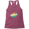 neon softball Racerback Tank