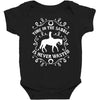 time in the saddle is never wasted Baby Bodysuit